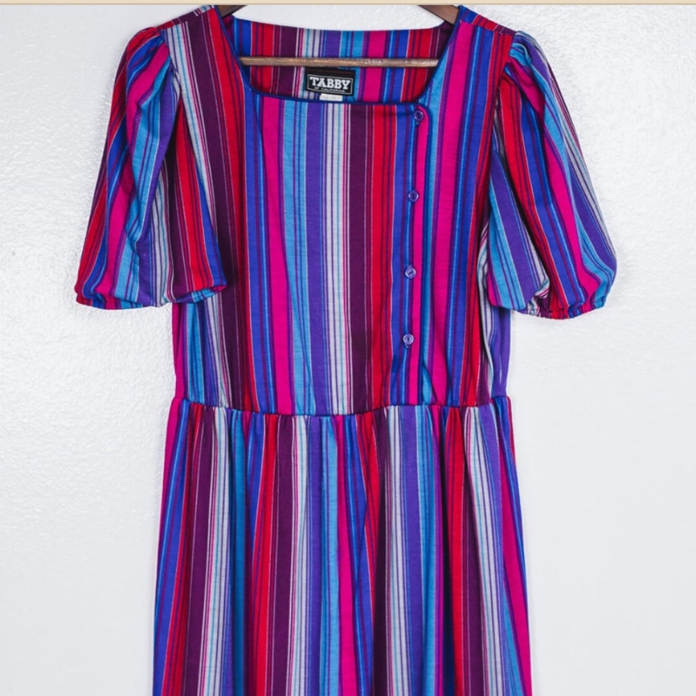 Vintage Tabby Midi Dress